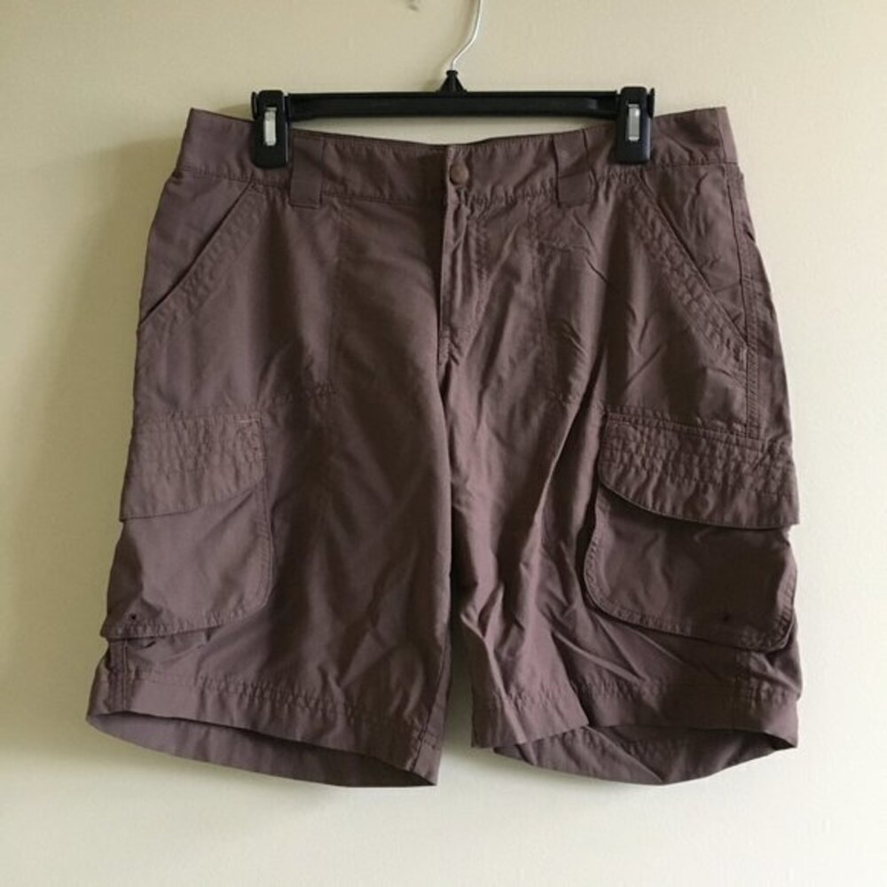 Columbia Nylon Cargo Hiking Shorts in Brown - Picture 2 of 6